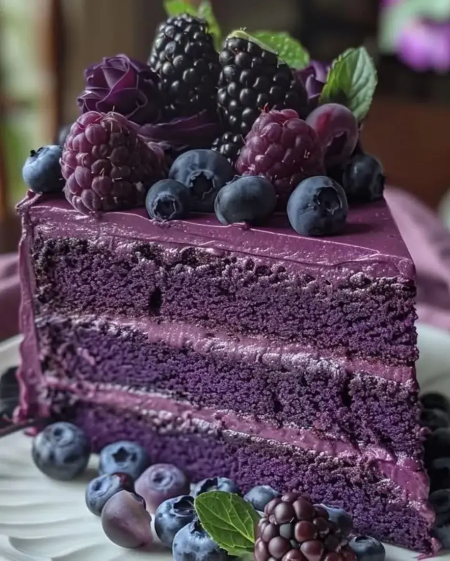 Purple Velvet Cake Recipe