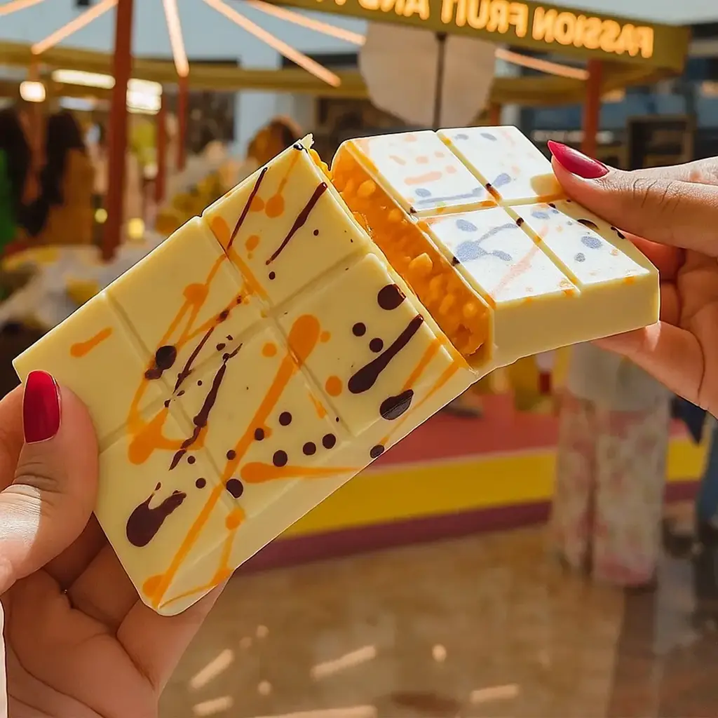 Mango Dubai Chocolates ready to be filled or molded