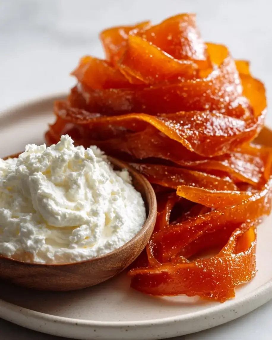 Spicy Sweet Potato Fruit Leather on a baking sheet