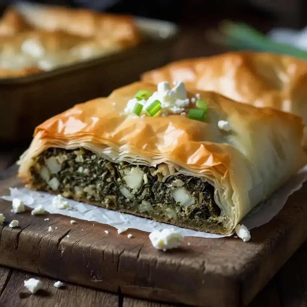 Low-Carb Spanakopita filling being prepared in a bowl before baking.