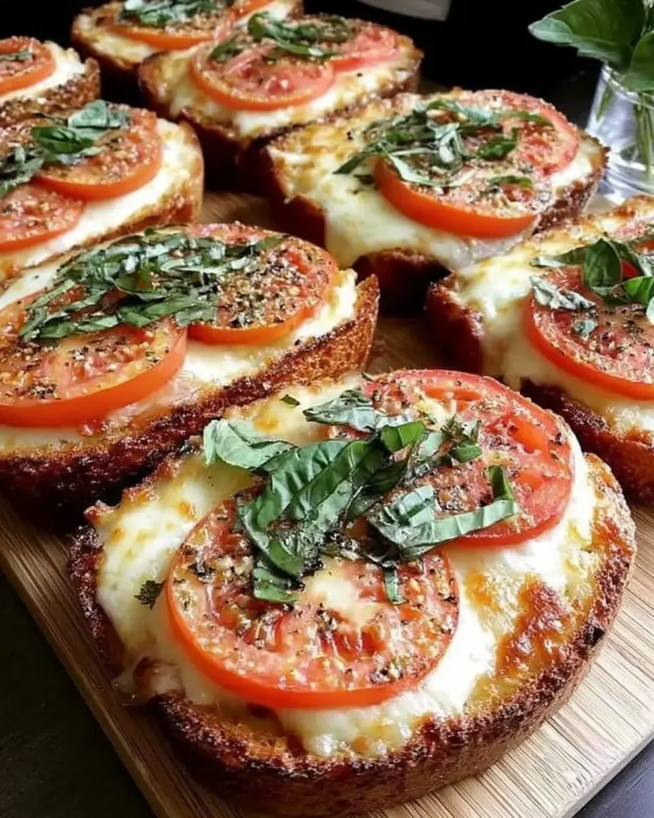Easy Homemade Tomato Basil Garlic Bread Recipe