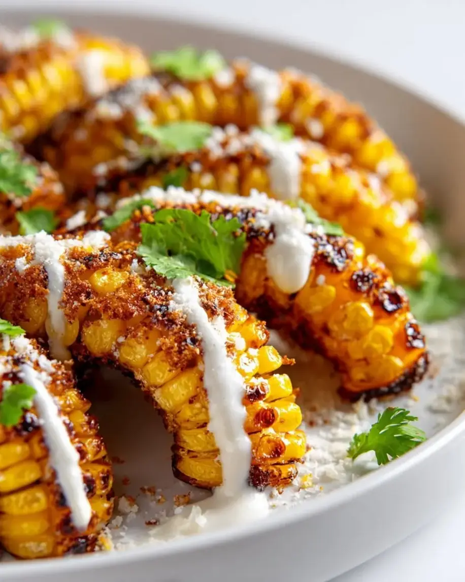 Garlic-Lime Corn Ribs with Parmesan